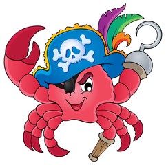 Canvas Print - Pirate crab theme image 1