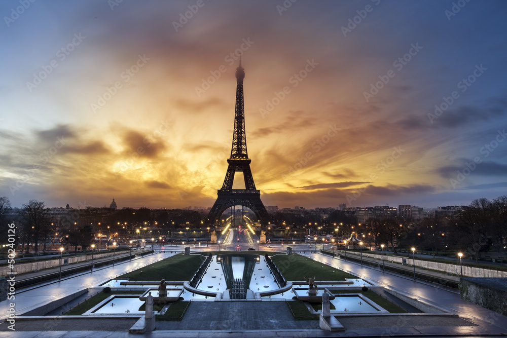 Tour Eiffel - obrazy, fototapety, plakaty 