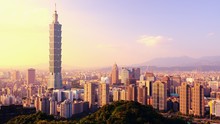 Taipei, Taiwan Skyline Panorama
