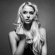 © Egor Mayer - Beautiful lady with cigarette