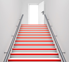 Poster - Abstract door and ladder
