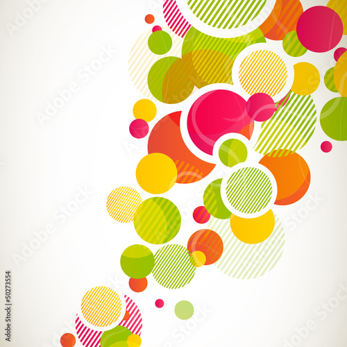 Obraz w ramie Vector Illustration of an Abstract Background