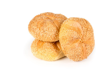 Wall Mural - Bun with sesame seeds