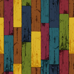 Poster - Colorful wooden background. Vector, EPS10