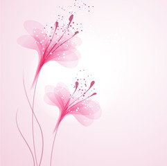 vector background with Flowers