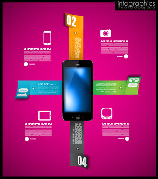 Infographic design template - Data Display