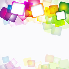 Poster - abstract cheerful background.