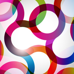 Aufkleber - Abstract background with design elements.