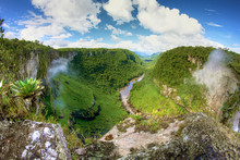 Chute De Kaieteur Falls Au Guyana Amérique Du Sud Amazonie