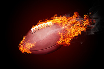 Fototapete - Burning objects and objects on fire background