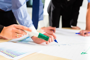 Wall Mural - Business - People in office working as team