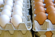 Eier auf dem Wochenmarkt