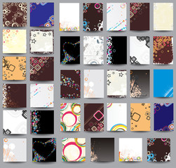 Wall Mural - Collection flyers and posters