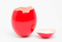 Red Eggshell Egg Shells Free Stock Photo - Public Domain Pictures