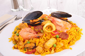 Wall Mural - paella