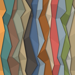 Wall Mural - 3d colorful paper background - origami style