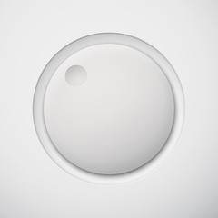 Poster - white technology white volume button