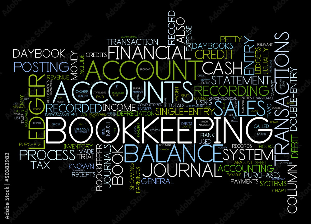 Bookkeeping Stock Illustration | Adobe Stock