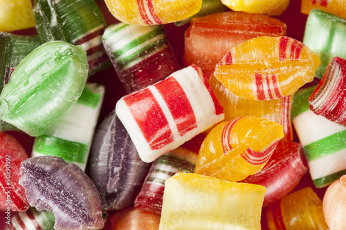 Plakat Colorful Sweet Hard Candy Mints