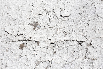 Chip marks on a painted wall