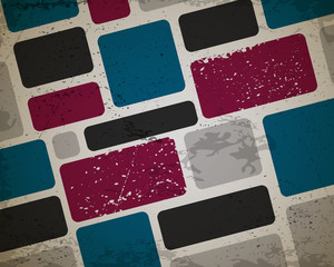 Wall Mural - grunge rectangle oliquue  background