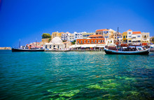 Harbor And Streets Of Chania/Crete/Greece