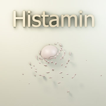Histamin - 3D Render