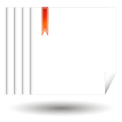 Poster - Sheets with a bookmark