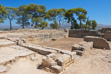 Sticker - Palace of Phaistos. Crete, Greece