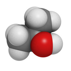 Poster - Isopropanol (isopropyl alcholol, 2-propanol) rubbing alcohol, mo