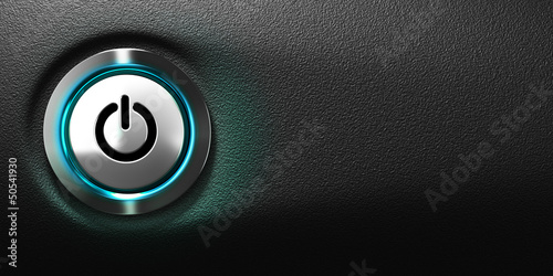 Computer Power Button, computing symbol. - Buy this stock illustration