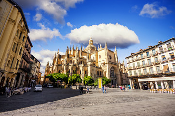 Wall Mural - Segovia cathedral, Castilla y Leon, Spain