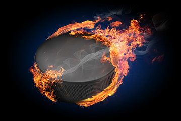 Fototapete - Burning objects and objects on fire background