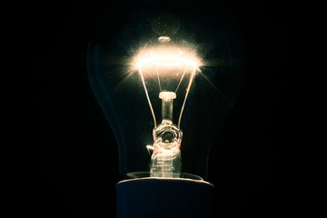Poster - Dazzling filament bulb