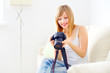 © Anton Maltsev - Teenage girl with digital camera