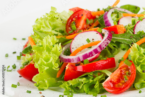 Naklejka na szybę vegetable salad