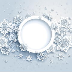 Sticker - Abstract winter design