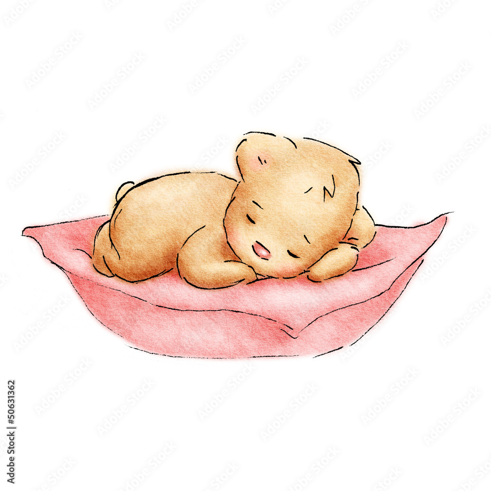 sleeping-baby-bear
