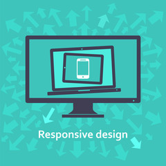 Wall Mural - responsive web design