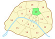 Plan du 10ème arrondissement de Paris