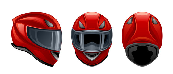 Wall Mural - motorcycle helmet