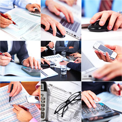 Aufkleber - Business people team