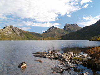 Sticker - Cradle Mountain in Cradle Mountain - Lake St Clair National Park