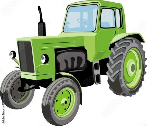 Naklejka dekoracyjna Farm tractor