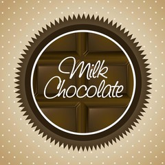 Wall Mural - milk chocolate