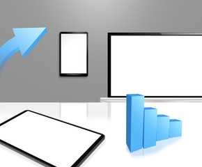 Wall Mural - modern business and technology