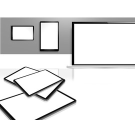 Wall Mural - modern business and technology