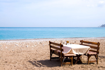 Poster - Strand in Cirali / Olympos bei Kemer - Türkei