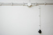 © Chalabala - Old network electrical cables on the wall