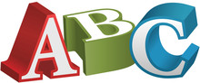 ABC Font Alphabet Teaching Letters